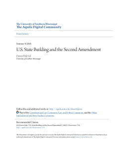 us state building and the second amendment