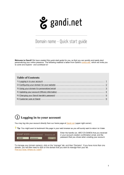 Logging in to your account