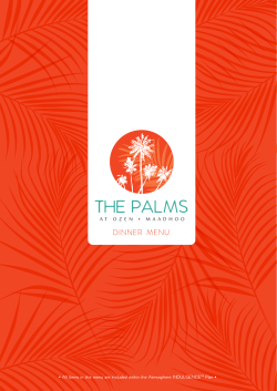 THE PALMS - OZEN by Atmosphere