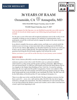 36 years of raam - Race Across America