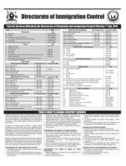 Directorate of Immigration Control - Directorate of Citizenship and