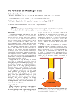 The Formation and Cooling of Dikes