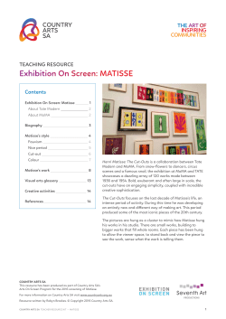 Exhibition On Screen: MATISSE