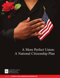 A More Perfect Union: A National Citizenship Plan