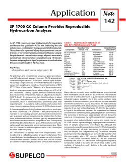 Application Note - Sigma