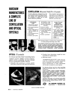 HARSHAW CHEMICAL CO.