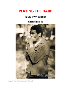 playing the harp