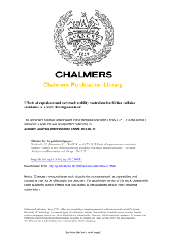 Lokal fulltext - Chalmers Publication Library