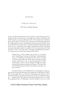 Mary Barnard, American Imagist