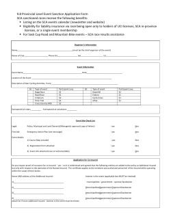 9.8 Provincial Level Event Sanction Application Form SCA