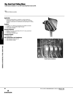 Big-Bend&trade; Cast Pulling Elbow Catalog Pages
