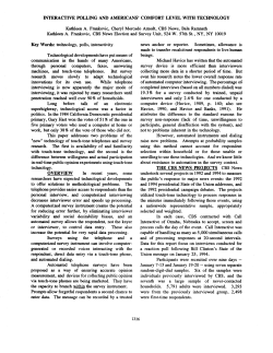 1994: interactive polling and americans