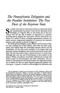 The Two Faces oj the Keystone State