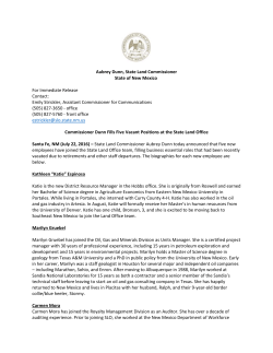 7/22/2016 - New Mexico State Land Office