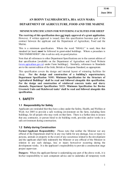 S146 Wintering Facilities for Sheep