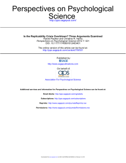 Is the replicability crisis overblown? - Christine Harris