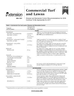 Commercial Turf and Lawns - Alabama Cooperative Extension System