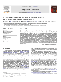 A SKOS-based multilingual thesaurus of