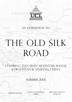 AN ExPEDITION TO COVERING TIAN SHAN MOuNTAIN