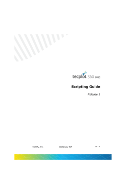 Tecplot 360 Scripting Guide - SCC