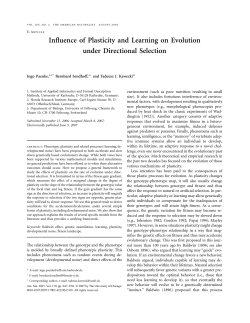 Influence of Plasticity and Learning on Evolution under Directional