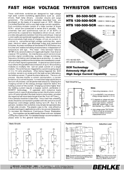 HTS 80-500-SCR, HTS 120-500-SCR, HTS 160-500-SCR