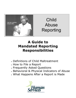 Child Abuse Reporting - Bakersfield City School District
