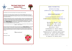 Feb 2017 - London District Catholic School Board