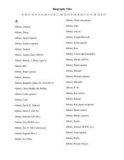 Biography Files