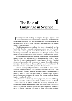 The Role of Language in Science