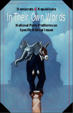National Party Platforms