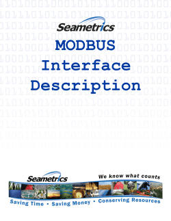 MODBUS Interface Description