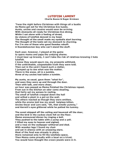 Lutefisk Lament - ascensional.us