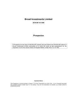 Pangaea Acquisition Prospectus