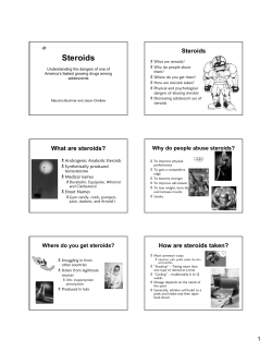 Steroids