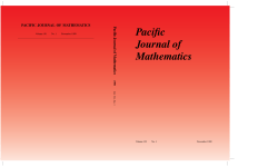 Pacific Journal of Mathematics Vol 191 Issue 1, Nov 1999