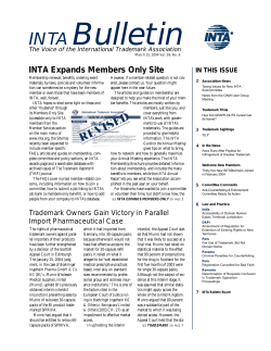 INTA Expands Members Only Site