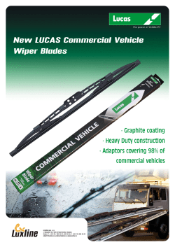 LUCAS_Commercial Vehicle Wiper Blades_EN