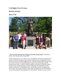 Civil Rights Travel Course Barbara Patrick Barry Pyle