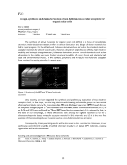 Design, synthesis and characterization of non-fullerene
