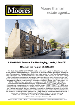 6 Heathfield Terrace, Far Headingley, Leeds, LS6 4DE Offers in the
