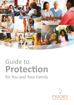 Guide to - Priory Financial Planning Ltd
