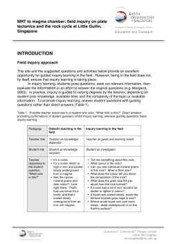 introduction - Earth Observatory of Singapore