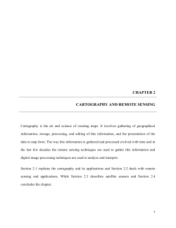 chapter 2 cartography and remote sensing