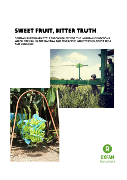 sweet fruit, bitter truth