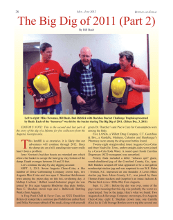 The Big Dig of 2011 (Part 2)