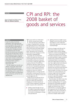 the 2008 basket of goods and services