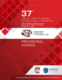 the Conference Programme