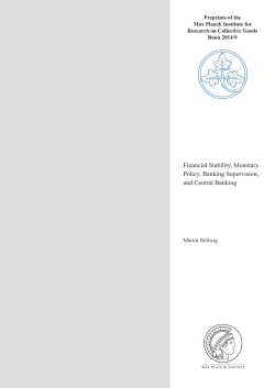 Financial Stability and Monetary Policy in a Time of Crisis