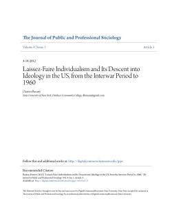 Laissez-Faire Individualism and Its Descent into Ideology in the US